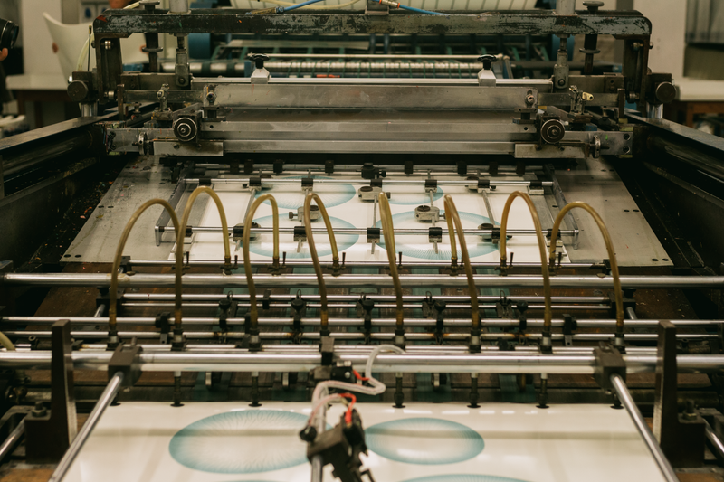 Lamination and reverse printing on packaging film